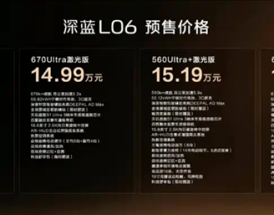 法拉利同款磁流变悬架上车!深蓝L06预售:13.99万起!