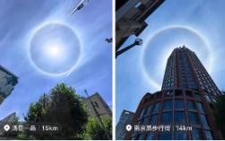 上海天空现超大“圆形彩虹”引下雨猜测 官方解答：下开水都没有可能！