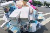 配送员电动车严重超载 被大包裹“堆成小山” 山姆回应：需咨询第三方物流平台！