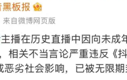 百万粉丝网红直播时开黄腔被封禁 账号已无法搜到！