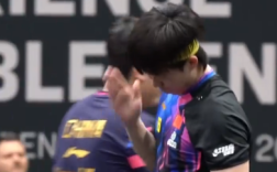 王楚钦男双0-3勒布伦兄弟出局 扇自己巴掌！