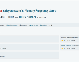 内存超频新世界记录诞生！惊人的DDR5-12886MT/s！