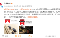 华为:Pura 80 Ultra、Watch GT 6 Pro入选2025年度最佳发明!