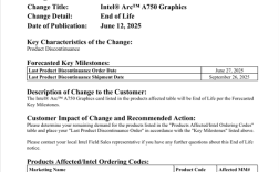 Intel锐炫A750和A770独显停产！多款移动端产品也在列！