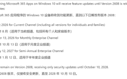 Windows 10用户注意！微软确认Microsoft 365停止支持日期！