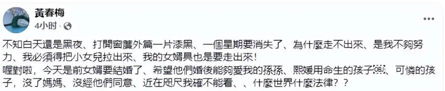 汪小菲明日大婚 S妈提唯一诉求：善待大S子女！-图1
